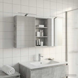 Bathroom Cabinet Set 3 pcs 140 x 14.5 x 70 cm Engineered wood 3403787