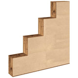 Book Cabinet Old Wood 157x24x160 cm Engineered Wood 855888