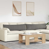 Sofa Pillows 2 pcs Light Grey 145 x 40 cm Corduroy Fabric 42013860
