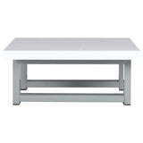 ZNTS Two Piece Bathroom Furniture Set Ceramic White 279342