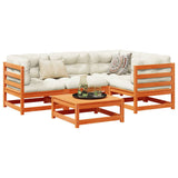 Garden Sofa Set Wax Brown Solid Pine Wood Large Modular 3299420