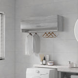 Wardrobe Grey Sonoma 100x32.5x35 cm Engineered Wood 815214