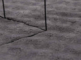 Area Rugs Square SIROLO Anthracite 200 x 200 cm Polyester 42022786