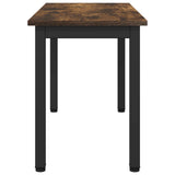 Bench Smoke Oak 80 x 35 x 45 cm Engineered Wood 892592