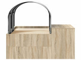 Bed with Tunnel 3 pcs Artisian Oak and White Engineered Wood 3423521