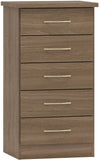 ZNTS Nevada 5 Drawer Narrow Chest 100-102-122