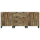 Bathroom Furniture Set with Drawer 3 pcs Brown 180 x 33 x 75 cm 3310041