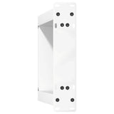 Coffee Table Legs U-Shaped 2 pcs White 28x cm Steel 4012757