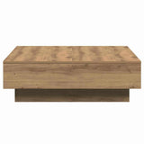 Coffee Table Artisan Oak 90 x 90 x 28 cm Engineered Wood 868803