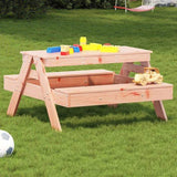 Picnic Table for Kids 88x97x52 cm Solid Wood Douglas 832599