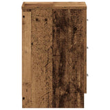 Bedside Cabinet Old Wood 38x35x55 cm Engineered Wood 861124