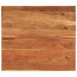Table Top 100x80x3.8 cm Rectangular Solid Wood Acacia 371005