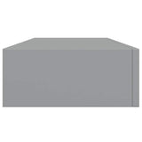 Wall-mounted Drawer Shelves 2 pcs Grey 60x23.5x10cm MDF 330260