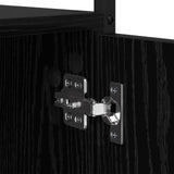 Bookcase Black Oak 44.5 x 30 x 154.5 cm Engineered Wood 882154