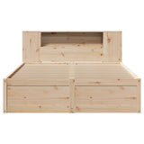 Bed Frame without Mattress 160x200 cm Solid Wood Pine 3323410