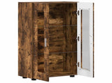 Sideboard FLORIN Smoked Oak 55.5 x 29 x 100 cm Engineered Wood 880256