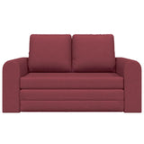 Sofa Bed Wine red 148 x 71 x 83 cm Fabric 4106676