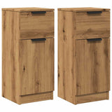 Sideboards 2 pcs Artisan Oak 30x30x70 cm Engineered Wood 856954