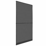 Hinged Insect Screen Manual Anthracite and Black 120 x 240 cm 42047078