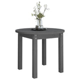 Coffee Table Grey 55x45 cm Solid Wood Pine 822329