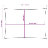 Sunshade Sail Oxford Fabric Rectangular 2.5x4.5 m Beige 135153