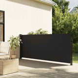 Retractable Side Awning Black 117x300 cm 4004279