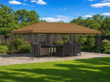 Gazebo Canopy Cover 6 x 3 m Taupe Polyester 190 900403