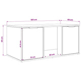 Cat Crate Furniture Artisan Oak 100 x 49 x 45 cm 8014766