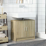 Sink Cabinet Sonoma Oak 63x29x55 cm Engineered Wood 848096