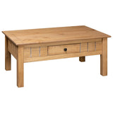 Coffee Table 100x60x43.5 cm Solid Pine Wood Panama Range 282682