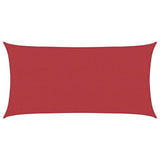Sunshade Sail 160 g/m Red 4x7 m HDPE 311630