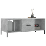 Coffee Table Concrete Grey 102x50x40 cm Engineered Wood 829312
