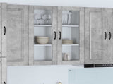 Dishwasher Panel Kalmar Concrete Grey 80 x 31 x 100 cm 884807
