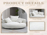 COOLMORE Lazy Sofa Durable Comfort Lounger High Back Bean Bag Chair Couch With Three Pillows for W2678P312242