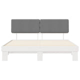 Bed Frame with Upholstered Headboard Light Grey 180 x 200 cm 3398083