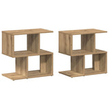 Bedside Cabinets 2 pcs Artisan Oak 50x30x51.5 cm Engineered Wood 856537