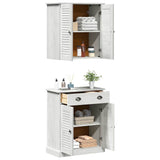 Bathroom Furniture Set VIGO 2 pcs White and Antique White 3328542