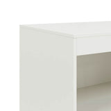 Sideboard White 67x39x107 cm Steel 841672