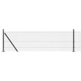 Welded Wire Fence with Concrete Base 25 x 0.4 m 3352537