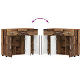 Sideboard FLORIN Old Wood 88.5 x 30.5 x 73 cm Engineered Wood 880319