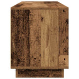 TV Cabinet with LED Lights Old Wood 160.5x41x50 cm 3328433