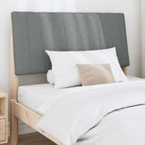 Upholstered Headboard Dark Grey 100 cm Solid Pine Wood 879410