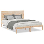 Extra Long Bed Frame without Mattress 160x210 cm Solid Wood 3309301