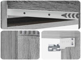 Wall-Mounted Side Table Grey Sonoma 87.5 x 34.5 x 17 cm 899011