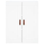 Highboard White 69.5x34x180 cm Engineered Wood 3199977