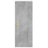 Highboard Concrete Grey 34.5x34x180 cm Engineered Wood 3200181