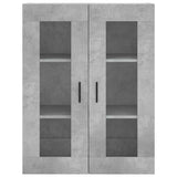 Highboard Concrete Grey 69.5x34x180 cm Engineered Wood 3198485