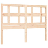 Bed Frame without Mattress Double Solid Wood 3194806