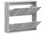 Wall-Mounted Shoe Cabinet ZWOLLE 71 x 17 x 86 cm Grey Sonoma 896421