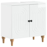 Bathroom Sink Cabinet ALKMAAR High Gloss White 896129